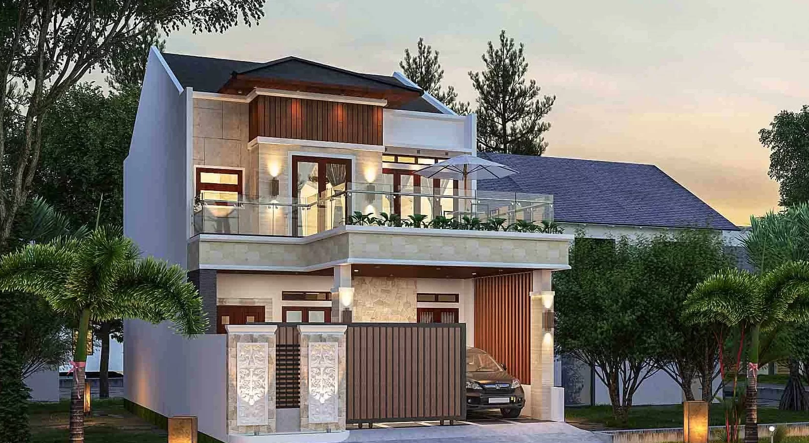 Desain Rumah Tropis dari Jasa Desain Bangunan di Malang